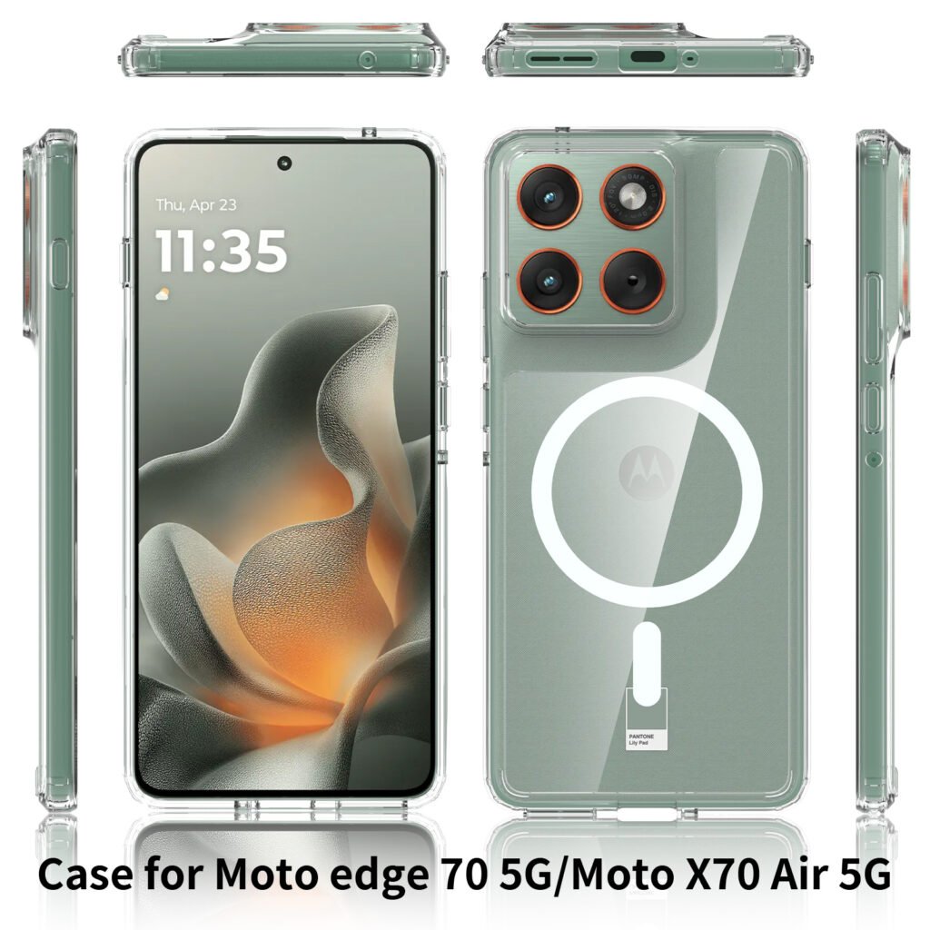 Motorola Edge 70 5G - Anti-Scratch Dual-Function (Magnetic Attachment) for Overseas Use