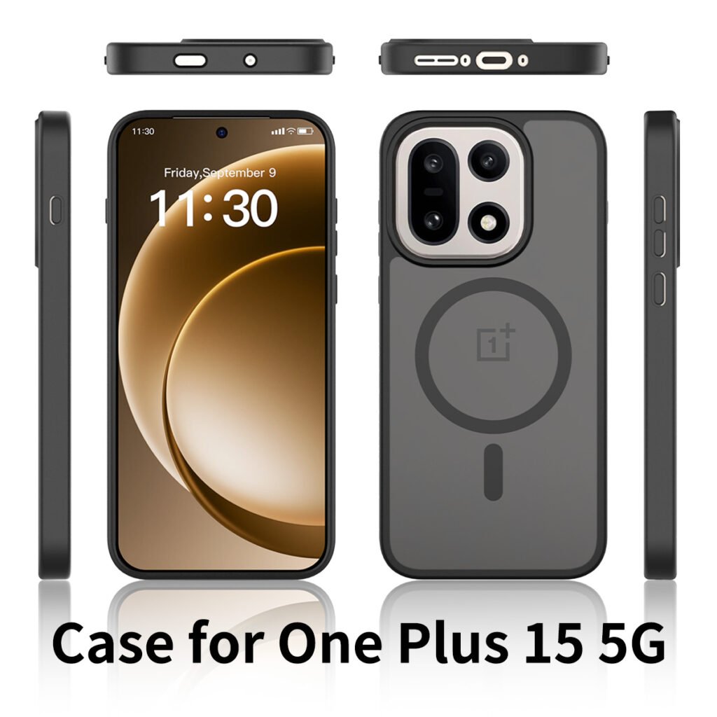 One plus 15 5G Silver Skin Touchscreen One-Sided Hybrid (Magnetic Attachment)