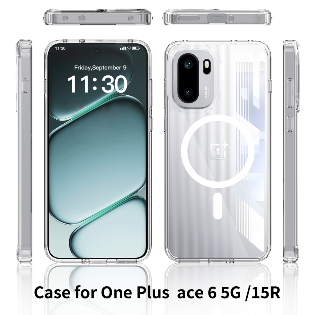 OnePlus Ace 6 5G (Universal 15R) Anti-Scratch Dual-Function (Magnetic Attachment)