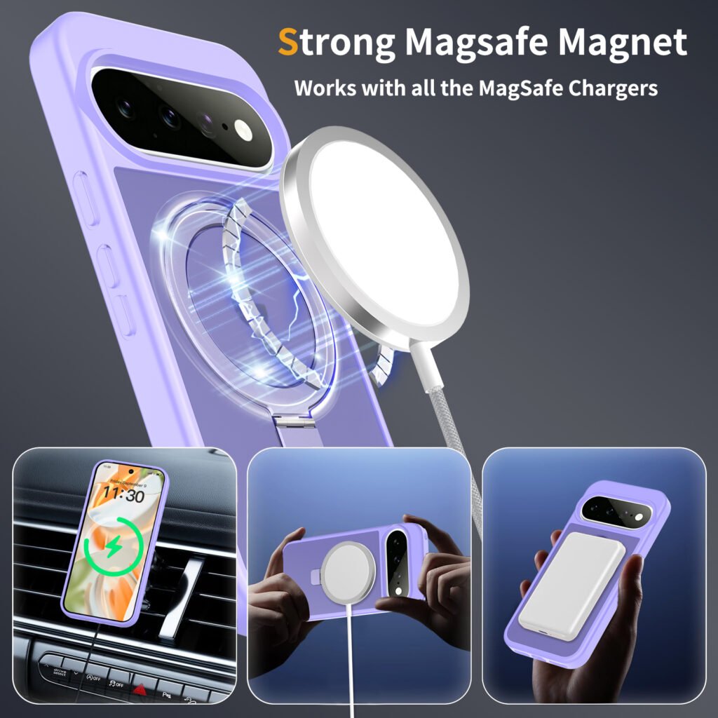 Google 9 (Universal 9pro - 10 - 10pro - 11 - 11pro) Silver Shield Finger-Sensitive Racket Stand