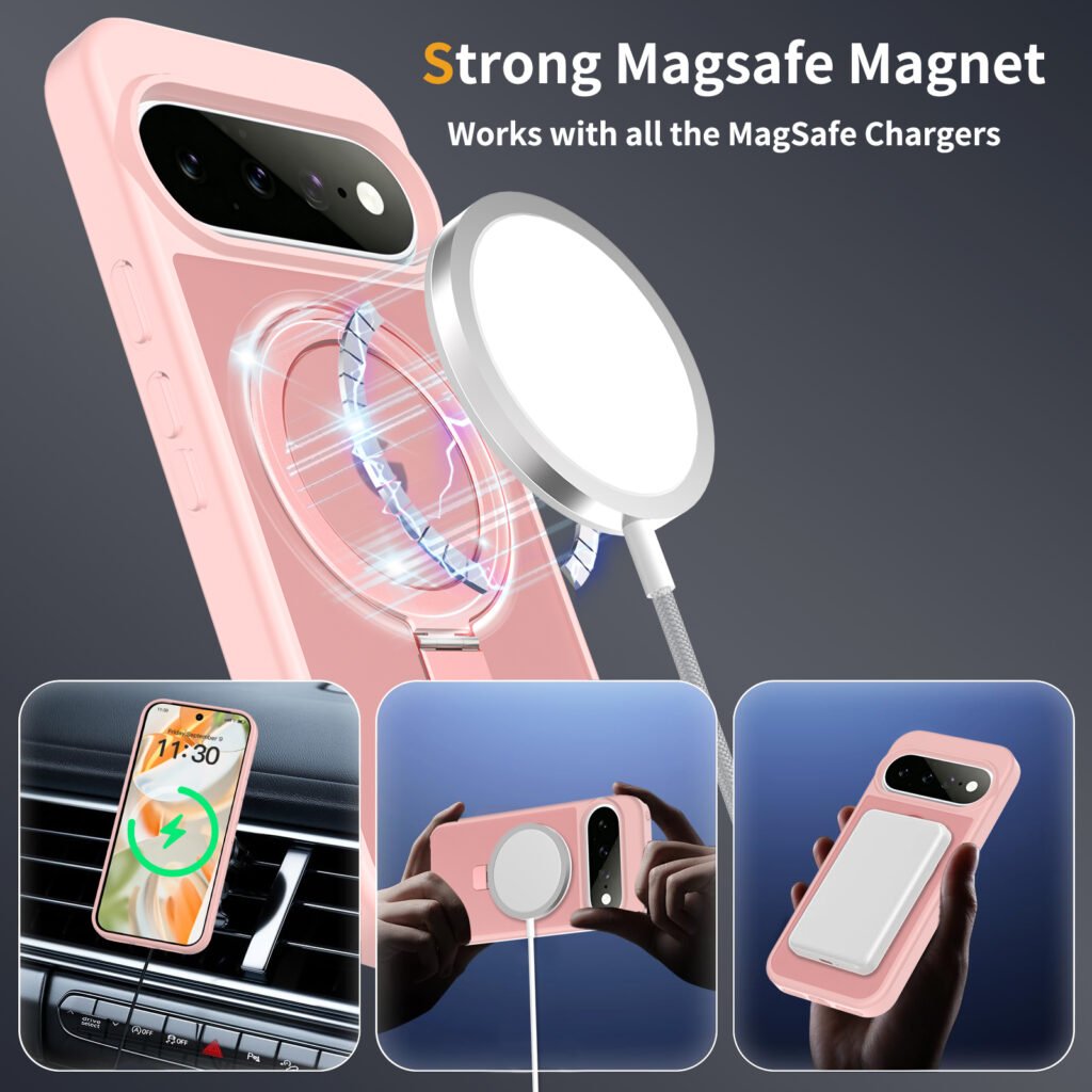 Google 9 (Universal 9pro - 10 - 10pro - 11 - 11pro) Silver Shield Finger-Sensitive Racket Stand