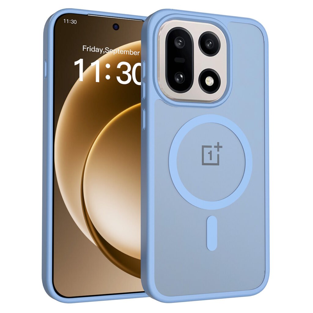One plus 15 5G Silver Skin Touchscreen One-Sided Hybrid (Magnetic Attachment)