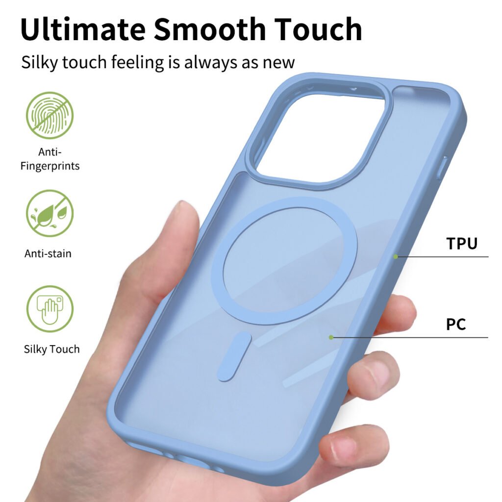 One plus 15 5G Silver Skin Touchscreen One-Sided Hybrid (Magnetic Attachment)