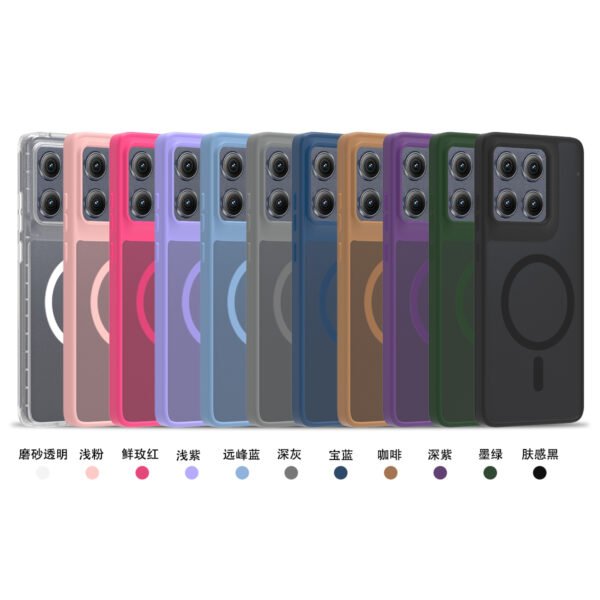 MOTO edge (2025) Skin Silver Shield Two-in-One (Magnetic Attachment)