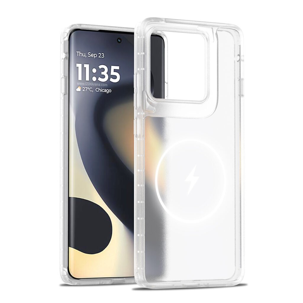 MOTO edge (2025) Skin Silver Shield Two-in-One (Magnetic Attachment)