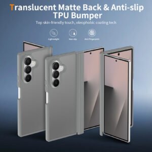 Samsung Z Fold 7 (Universal Z Fold 8) Left and Right Folding - Silver Armor Touchscreen Two-in-One (with Side Cover) Remove the Front Cover - Image 5
