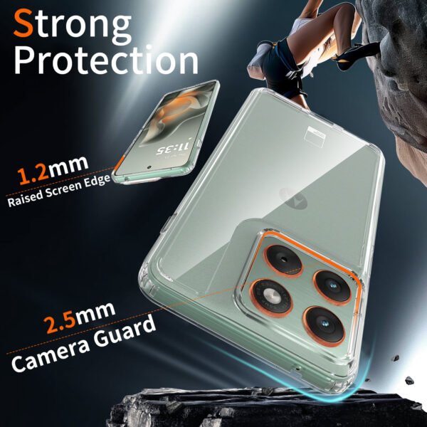 Motorola Edge 70 5G - Anti-Scratch Dual Function for Overseas Use