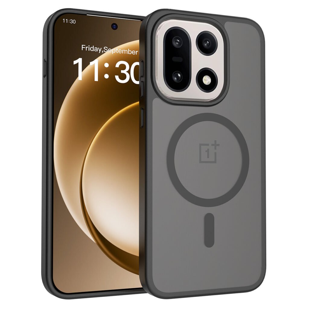 One plus 15 5G Silver Skin Touchscreen One-Sided Hybrid (Magnetic Attachment)