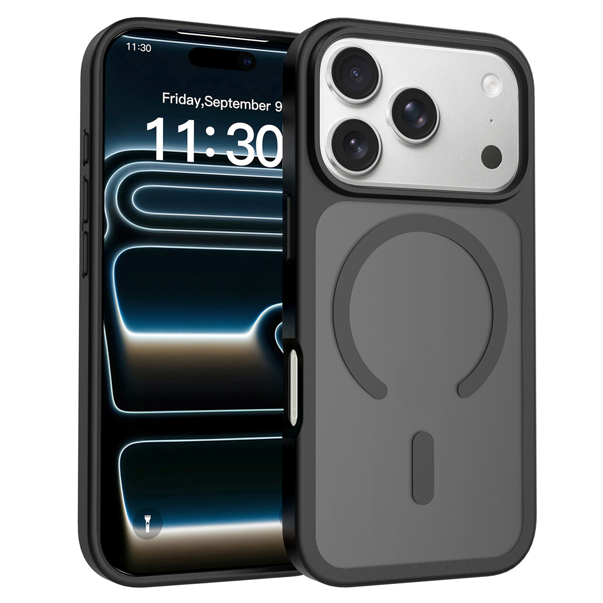 iPhone 17 Pro - Silver Shield Touch-Skin Fusion (Magnetic Attachment) - Image 3