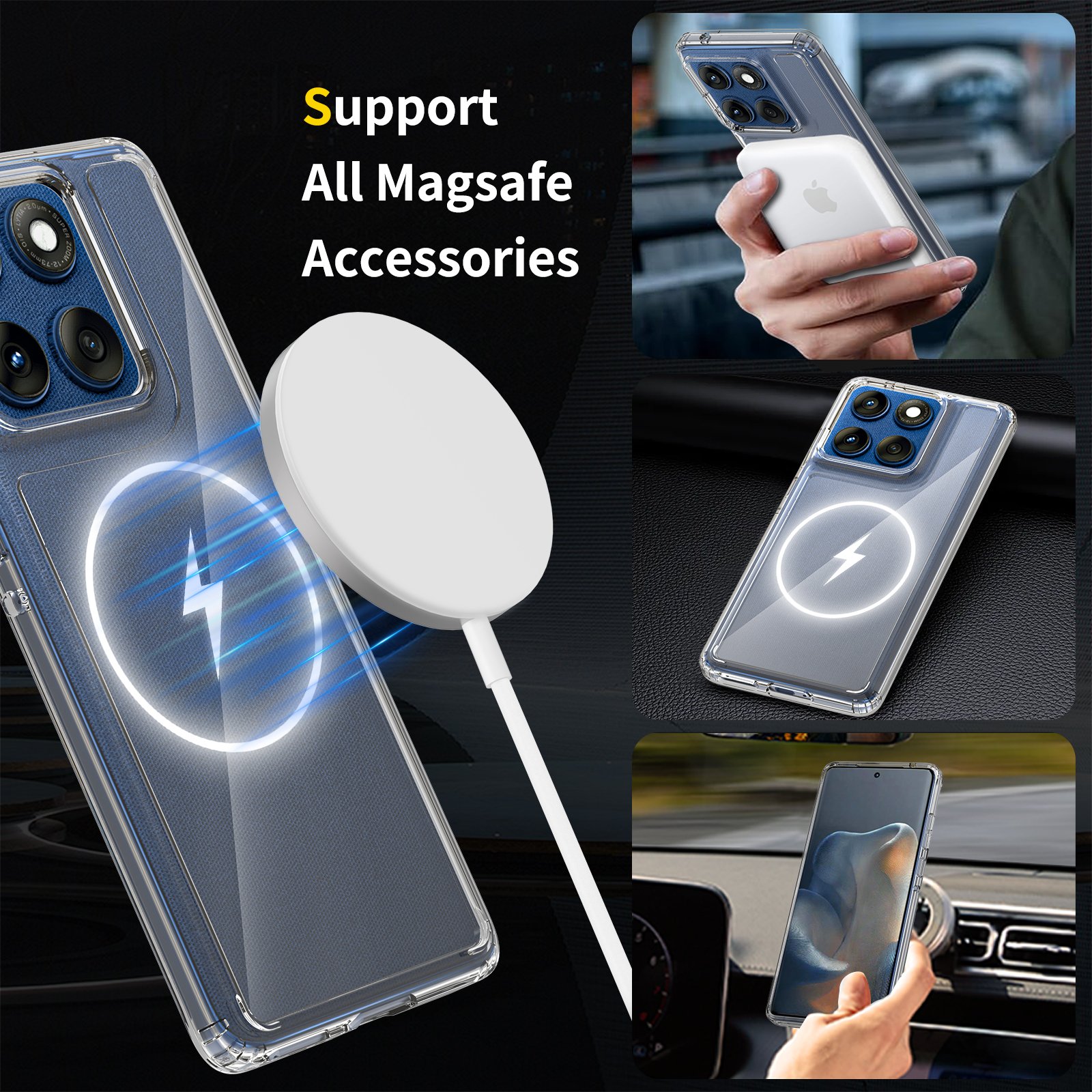 Moto Edge 60 - Scratch-resistant (Magnetic Attachment) - Image 4