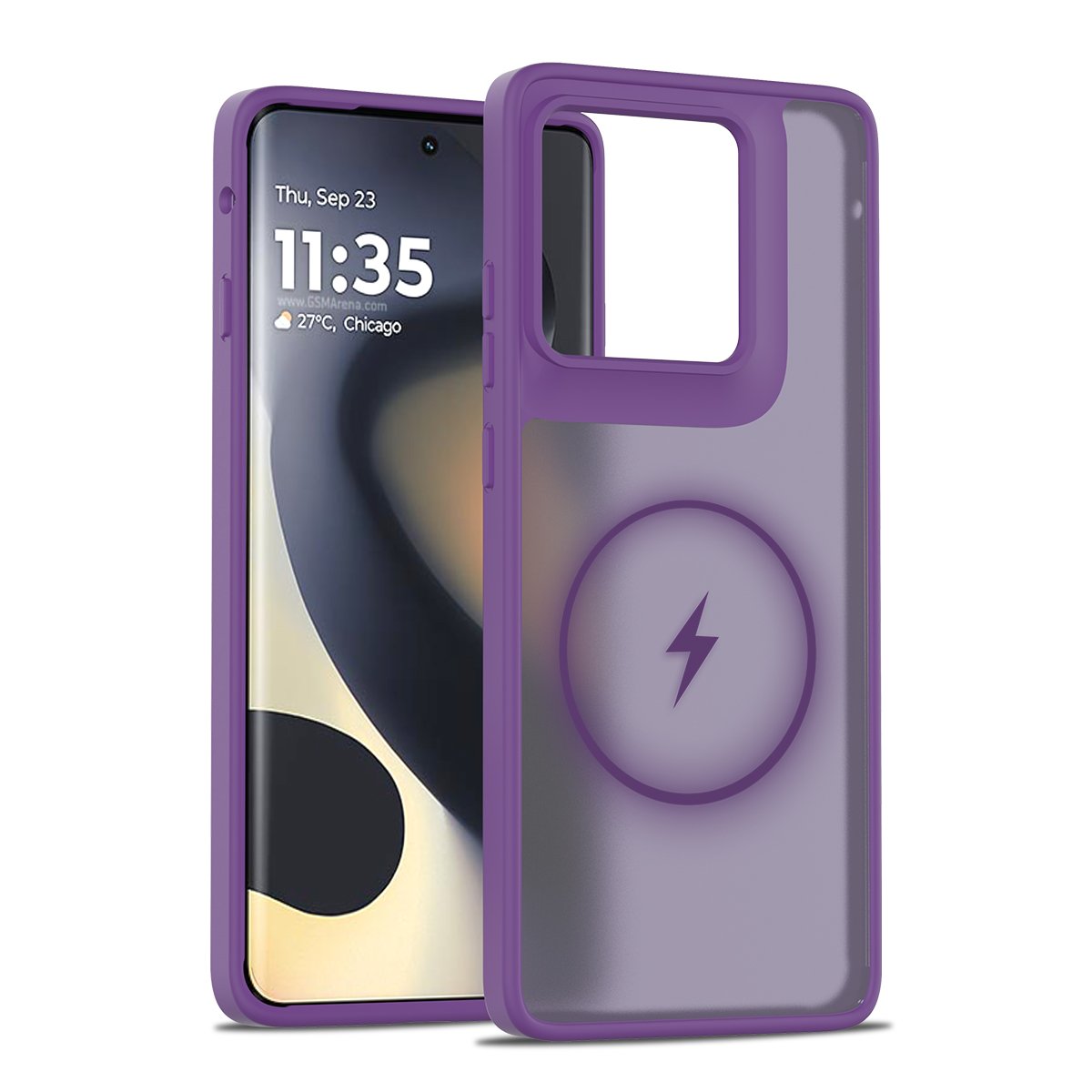 MOTO edge (2025) Skin Silver Shield Two-in-One (Magnetic Attachment) - Image 15