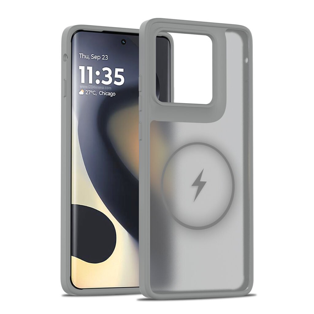 MOTO edge (2025) Skin Silver Shield Two-in-One (Magnetic Attachment)