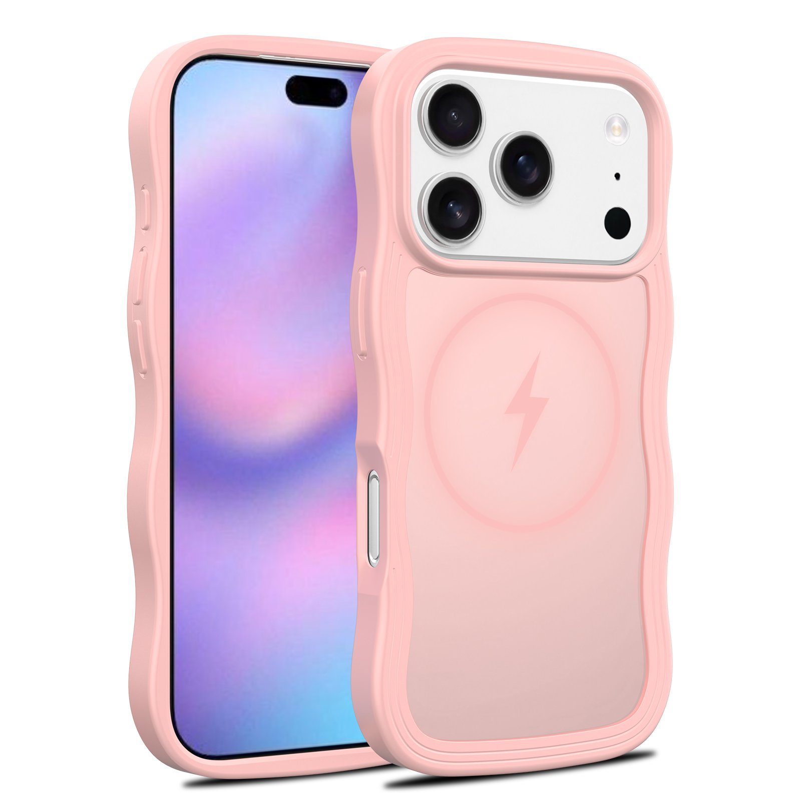 iPhone 17 Pro (18 Pro compatible) - Wave Pattern Skin-Sensing Dual Integration (Magnetic Attachment) - Image 7