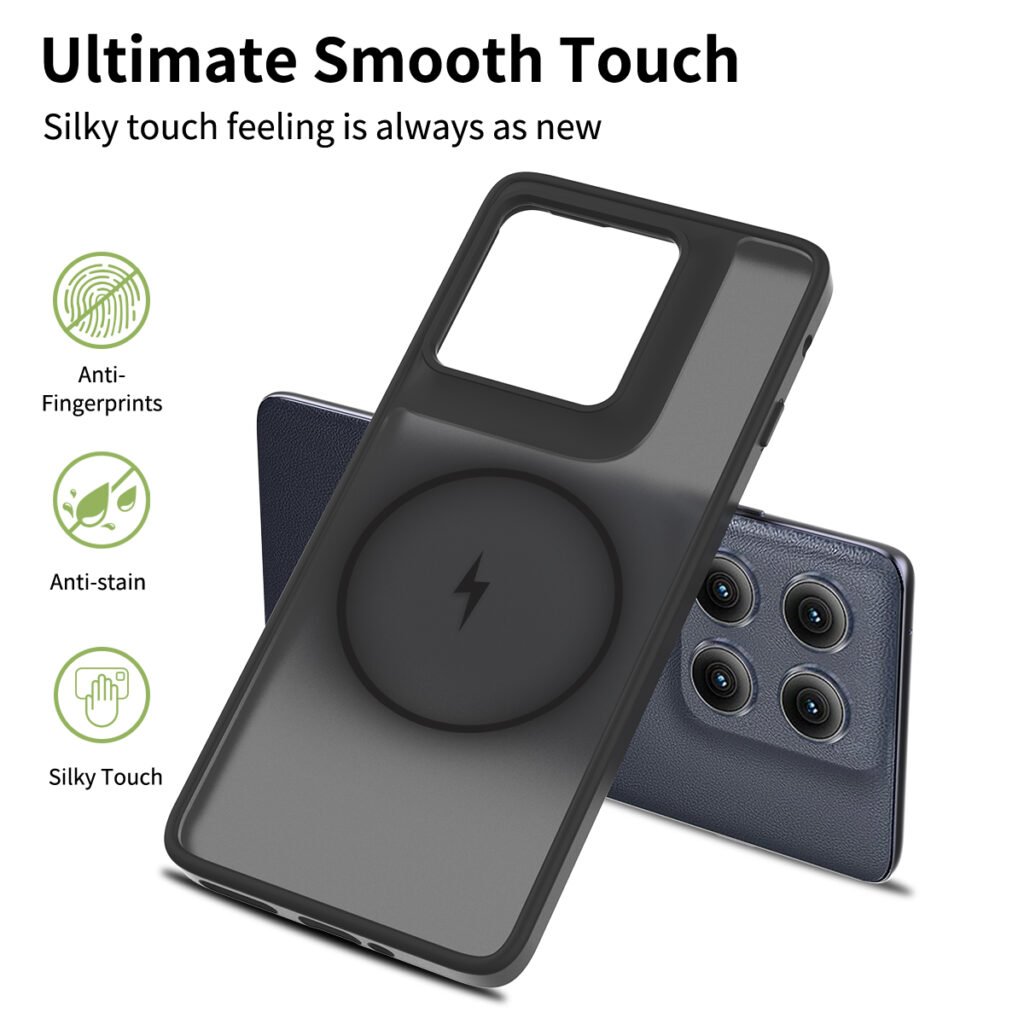 MOTO edge (2025) Skin Silver Shield Two-in-One (Magnetic Attachment)