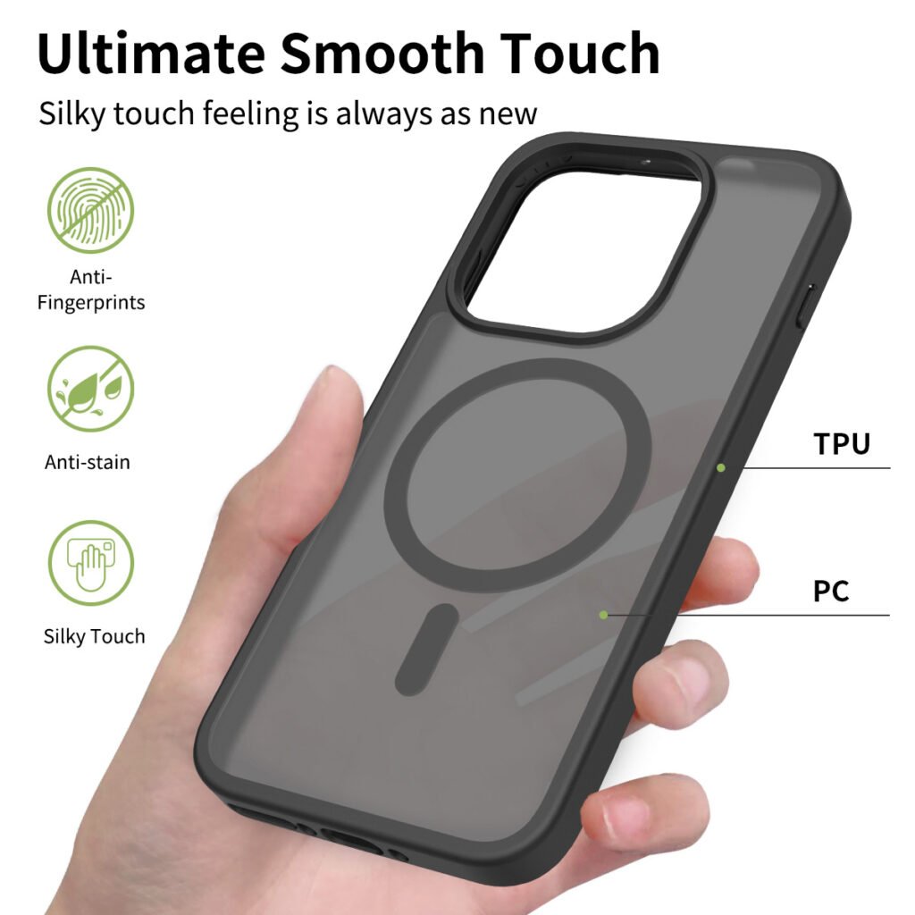One plus 15 5G Silver Skin Touchscreen One-Sided Hybrid (Magnetic Attachment)