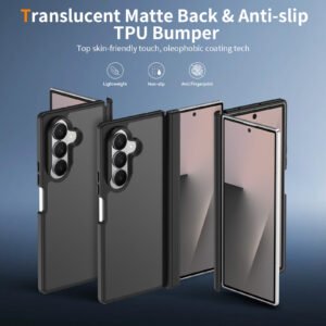 Samsung Z Fold 7 (Universal Z Fold 8) Left and Right Folding - Silver Armor Touchscreen Two-in-One (with Side Cover) Remove the Front Cover - Image 2