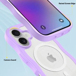 iPhone 17 Wave Pattern Transparent One-Sided (Magnetic Attachment) - Image 10