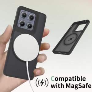 MOTO edge (2025) Skin Silver Shield Two-in-One (Magnetic Attachment) - Image 2