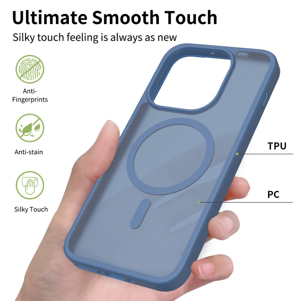 One plus 15 5G Silver Skin Touchscreen One-Sided Hybrid (Magnetic Attachment)