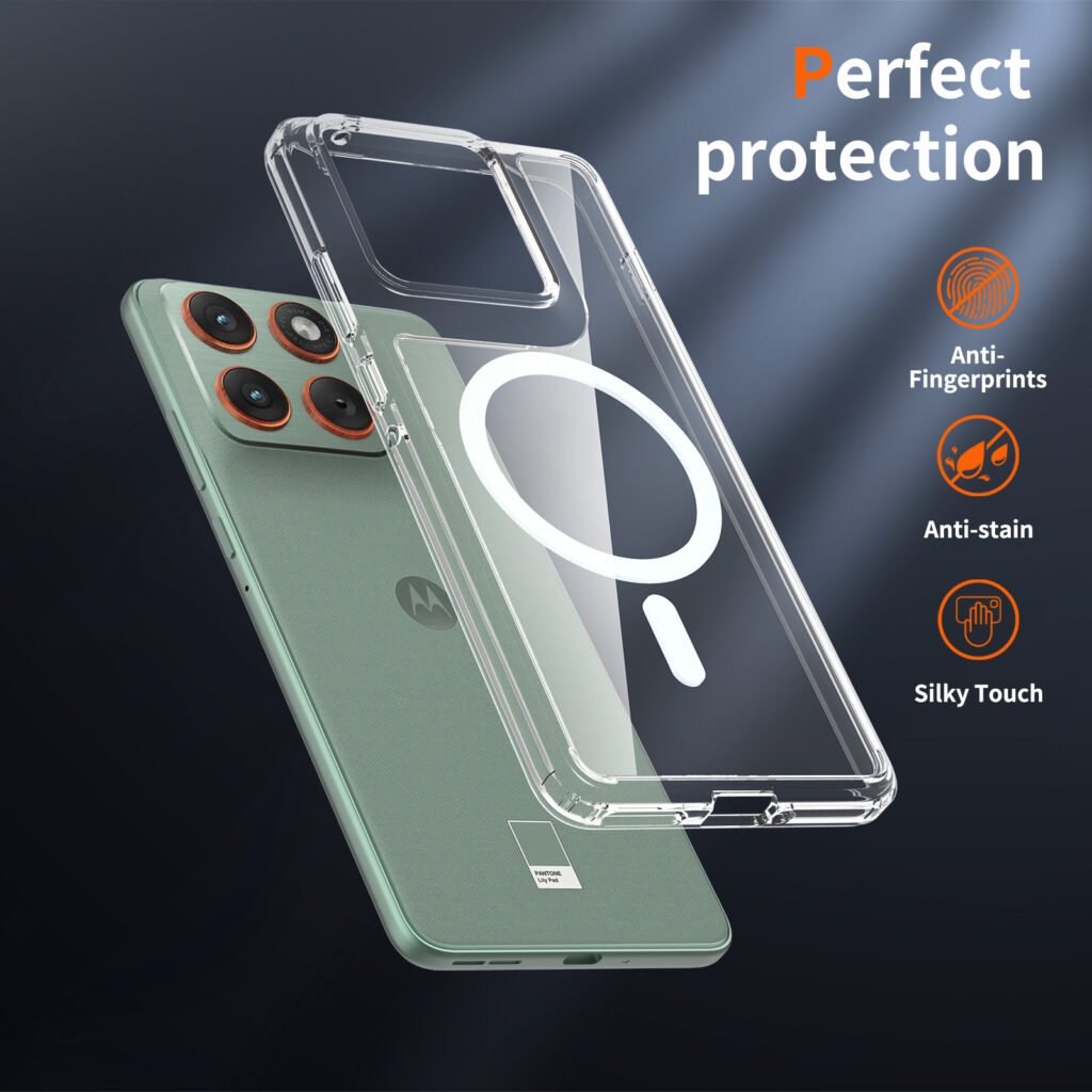 Motorola Edge 70 5G - Anti-Scratch Dual-Function (Magnetic Attachment) for Overseas Use