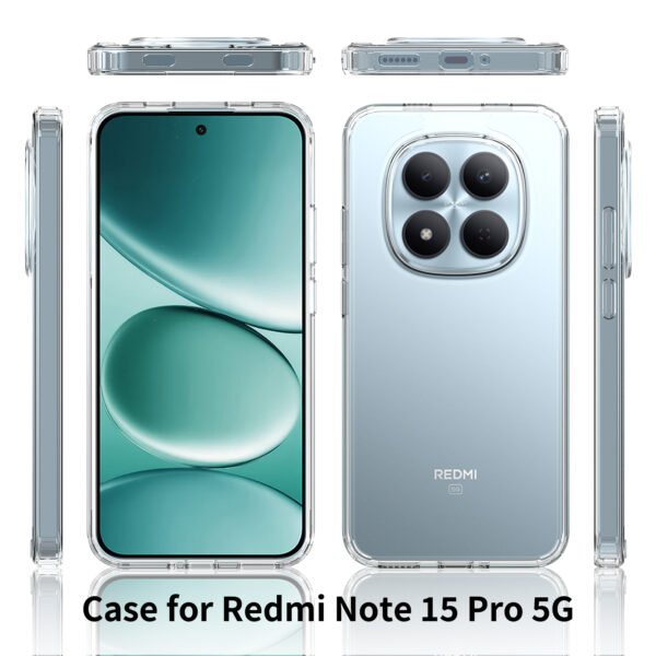 Redmi Note 15 Pro 5G (International and Domestic - Europe) Anti-Scratch Two-in-One