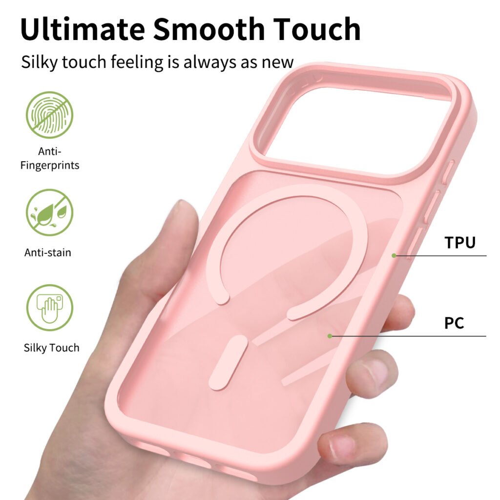 iPhone 17 Pro - Silver Shield Touch-Skin Fusion (Magnetic Attachment)