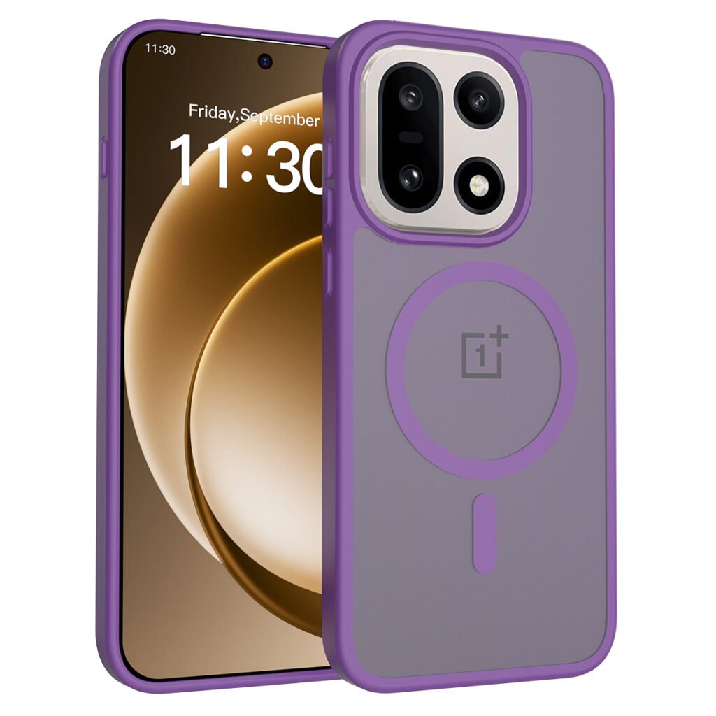 One plus 15 5G Silver Skin Touchscreen One-Sided Hybrid (Magnetic Attachment)