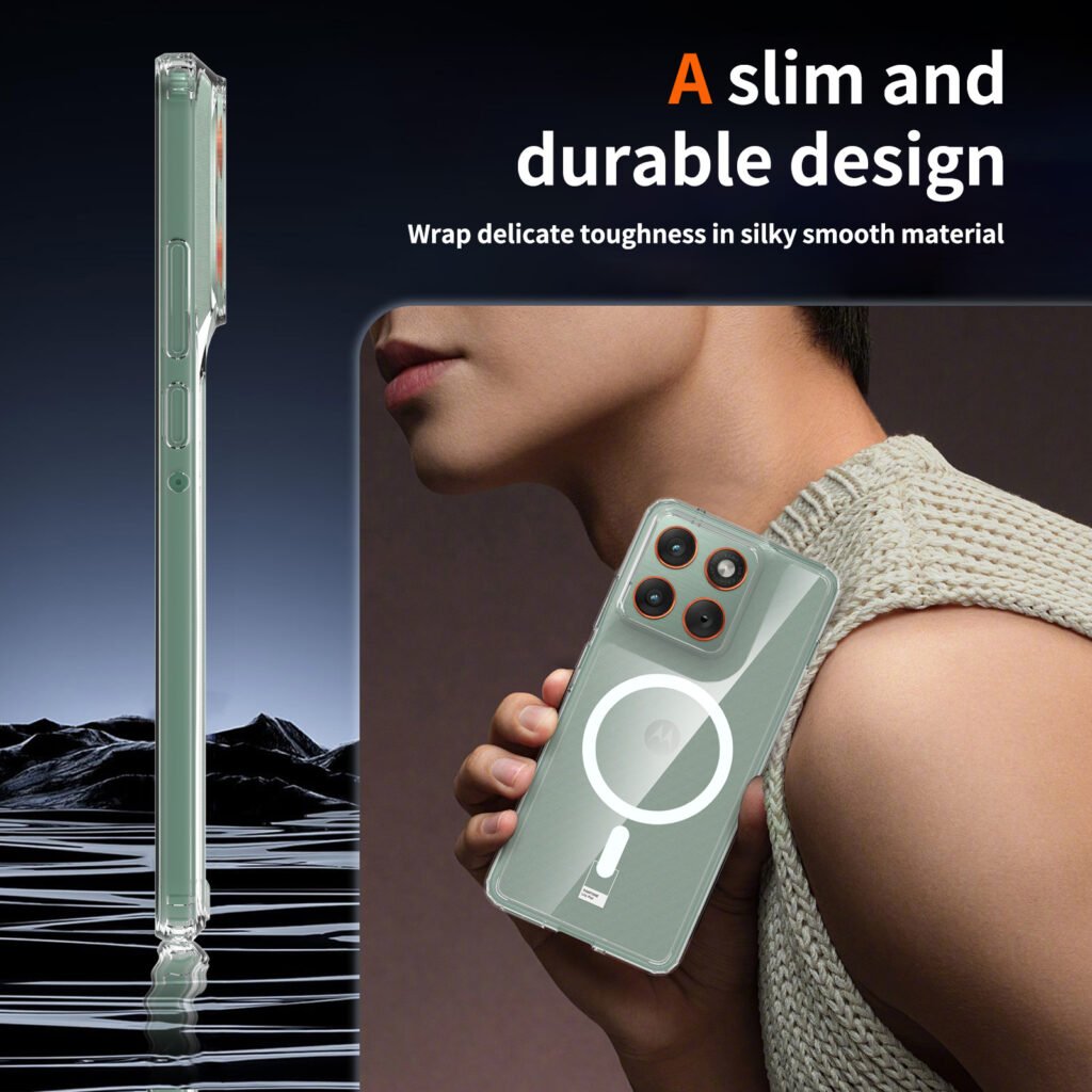 Motorola Edge 70 5G - Anti-Scratch Dual-Function (Magnetic Attachment) for Overseas Use
