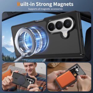 Star Z Fold 7 (Universal Zfold 8) Left-Right Folding - Silver Shield Touchscreen Two-in-One (with Side Cover + Magnetic Attachment) - Image 11
