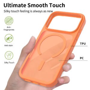 iPhone 17 Pro - Silver Shield Touch-Skin Fusion (Magnetic Attachment) - Image 17