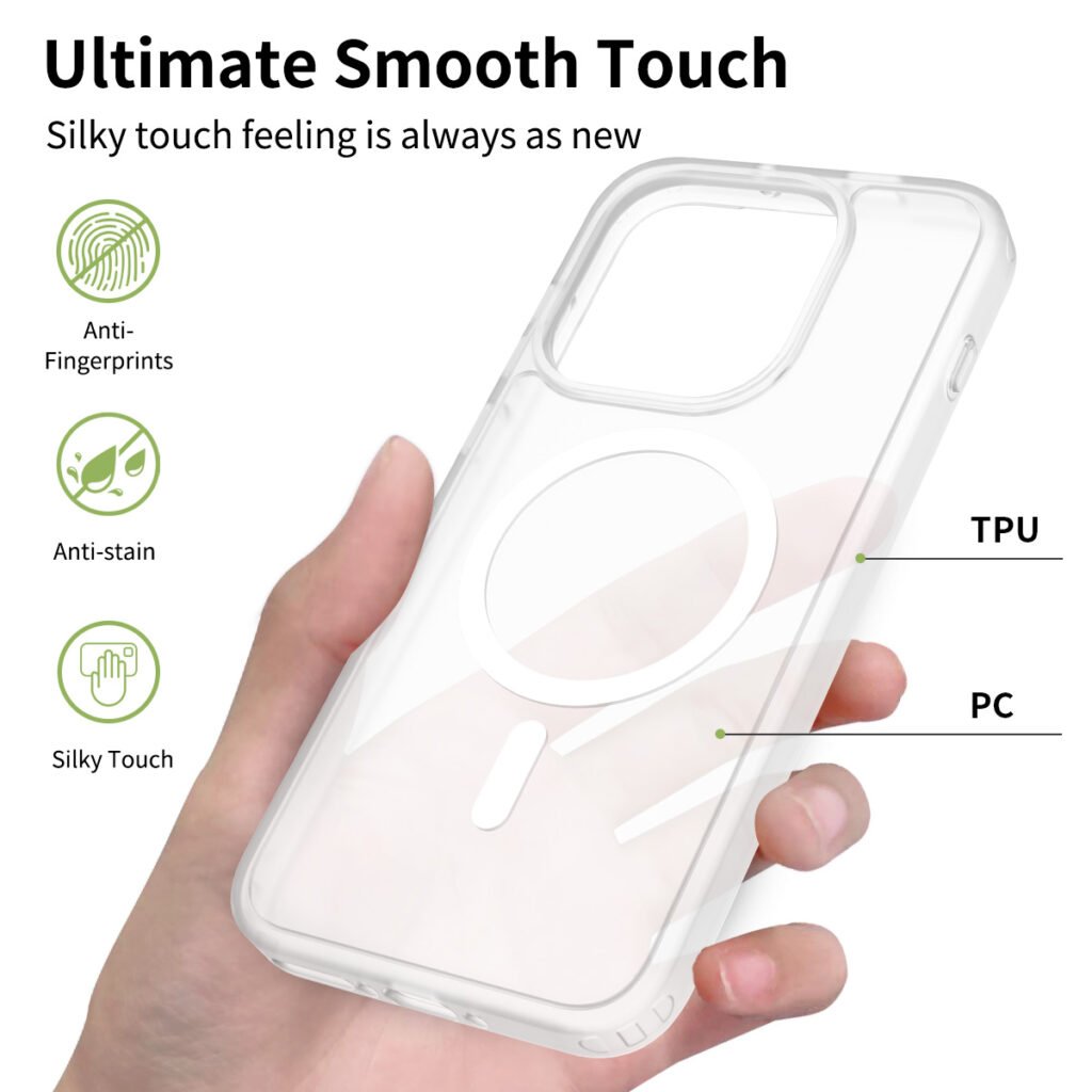 One plus 15 5G Silver Skin Touchscreen One-Sided Hybrid (Magnetic Attachment)