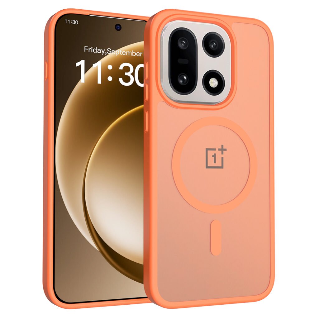 One plus 15 5G Silver Skin Touchscreen One-Sided Hybrid (Magnetic Attachment)