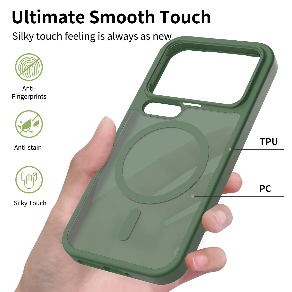 Xiaomi 17 Pro 5G Silver Shield Touch-Skin One-Step (Magnetic Attachment) - Image 15
