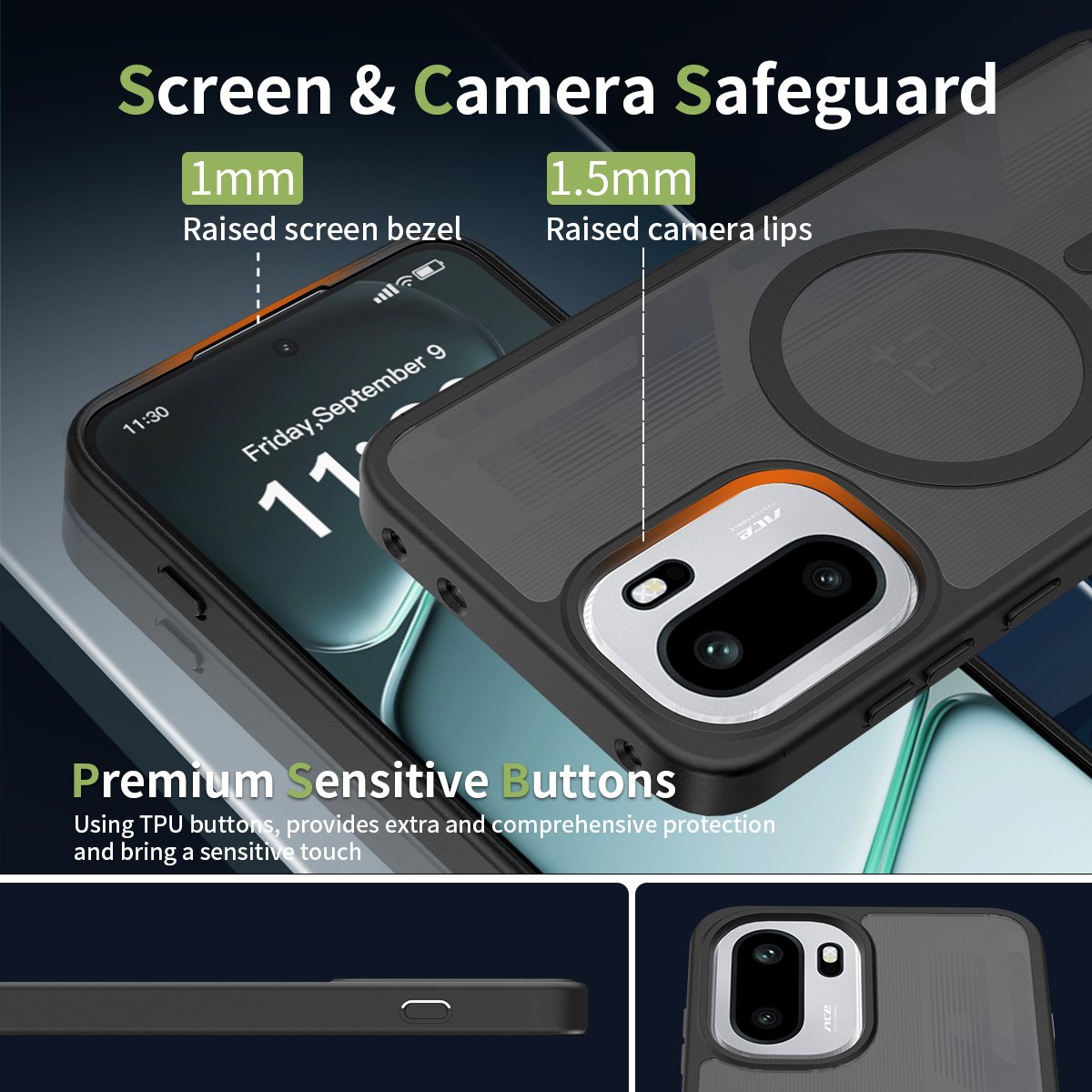 One Plus Ace 6 5G-15R - Foreign version, universal, silver finish, touch-sensitive two-in-one (magnetic attachment) - Image 3