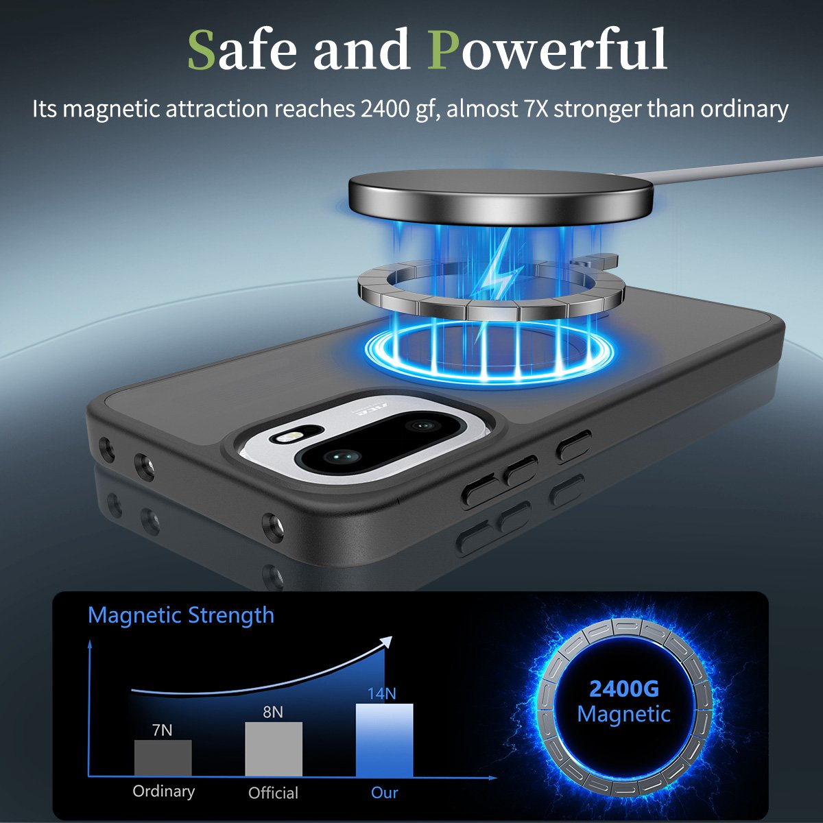 One Plus Ace 6 5G-15R - Foreign version, universal, silver finish, touch-sensitive two-in-one (magnetic attachment) - Image 6