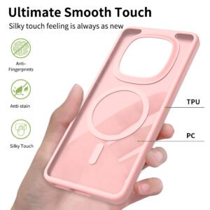 Redmi Note 15 4G (5G compatible) - Silver Shield Touchable Two-in-One (Magnetic Attachment) - Image 9