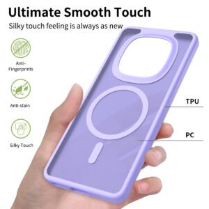 Redmi Note 15 4G (5G compatible) - Silver Shield Touchable Two-in-One (Magnetic Attachment) - Image 10