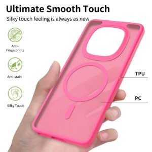 Redmi Note 15 4G (5G compatible) - Silver Shield Touchable Two-in-One (Magnetic Attachment) - Image 6