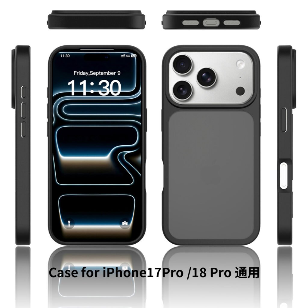 iPhone 17 Pro (common for 18 Pro) - Silver Shield Touch-Skin Two-in-One