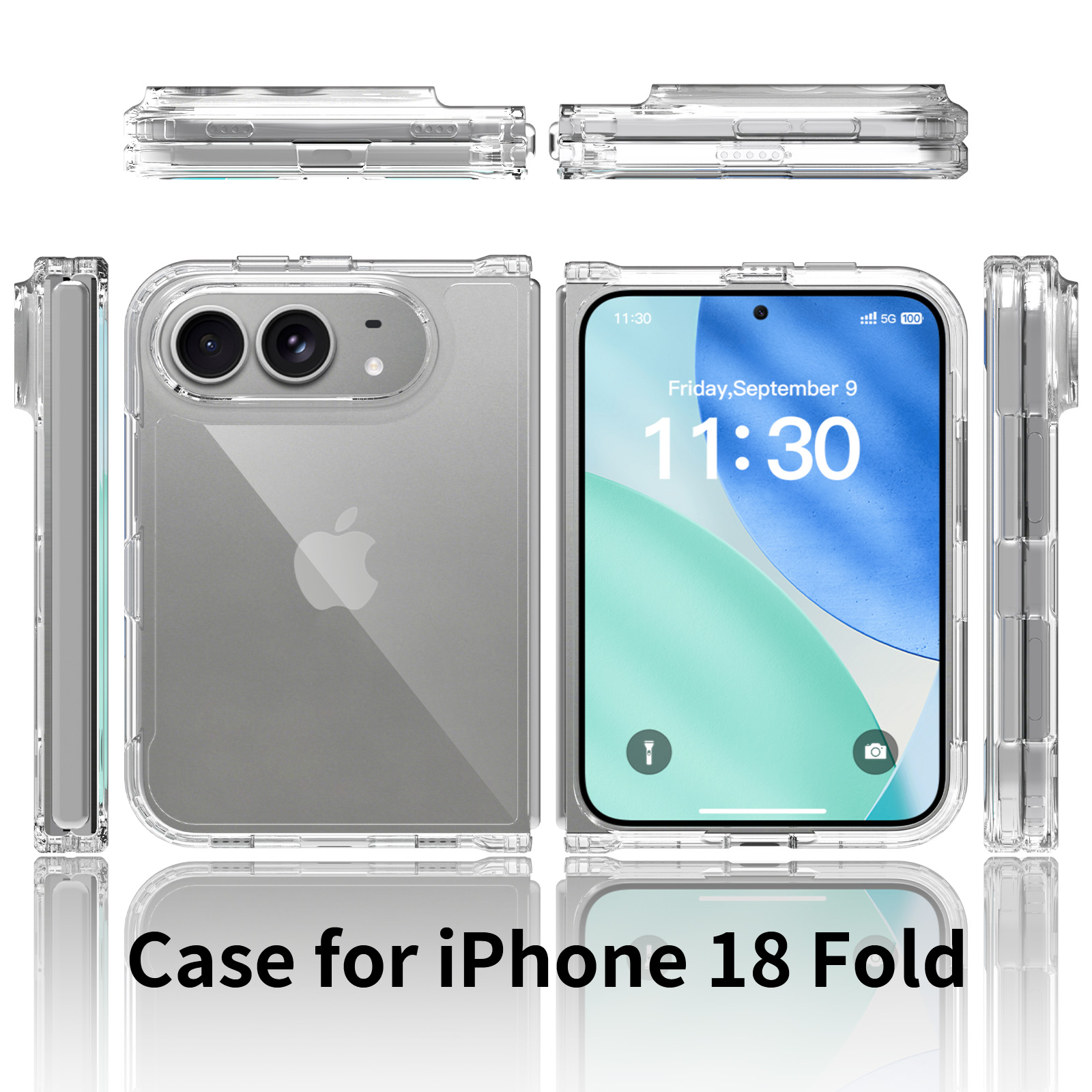 iPhone 18 Fold - Left and Right Folding - 2.0 Anti-Scratch Protection - Image 1
