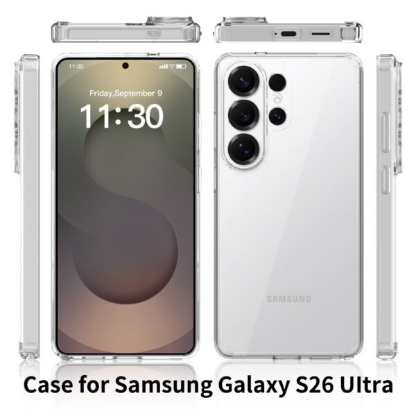 Samsung S26 Ultra Scratch-Resistant and Perforated 2-in-1 Case