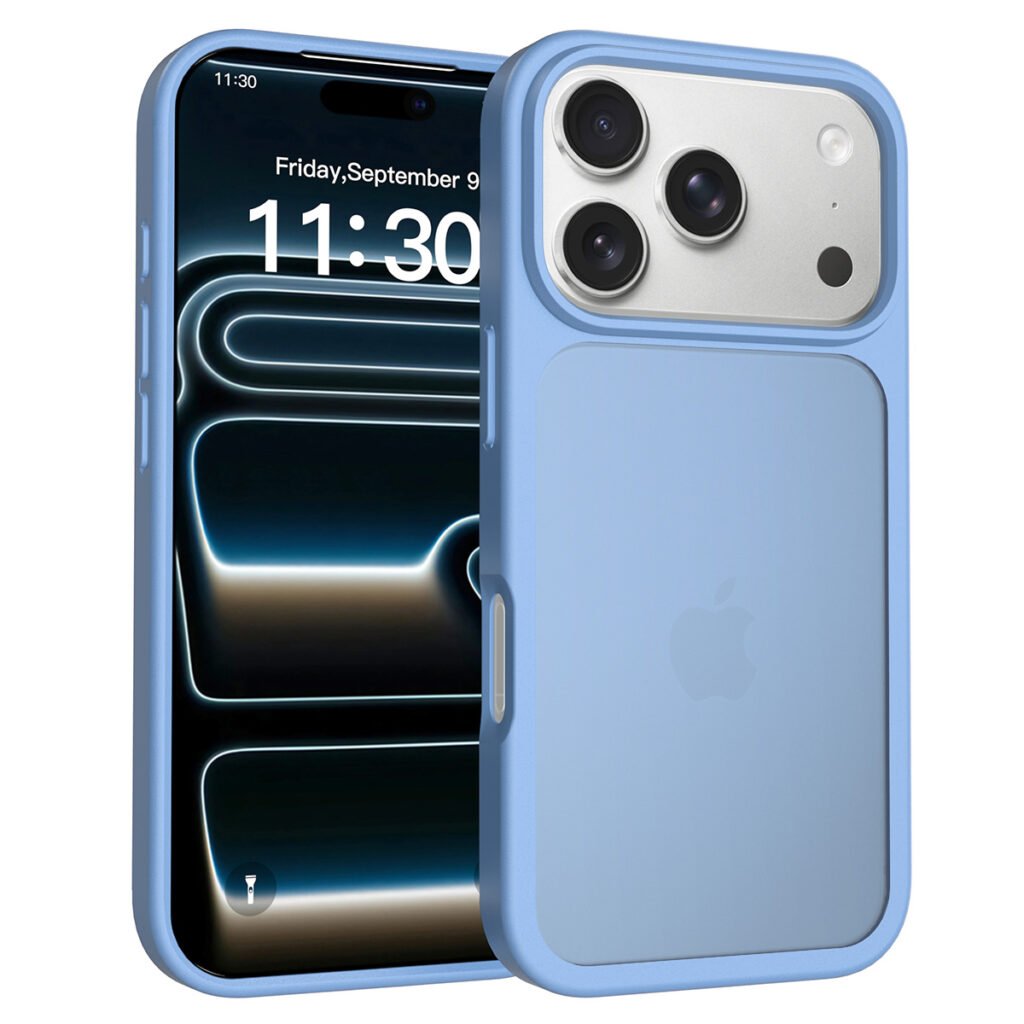 iPhone 17 Pro (common for 18 Pro) - Silver Shield Touch-Skin Two-in-One
