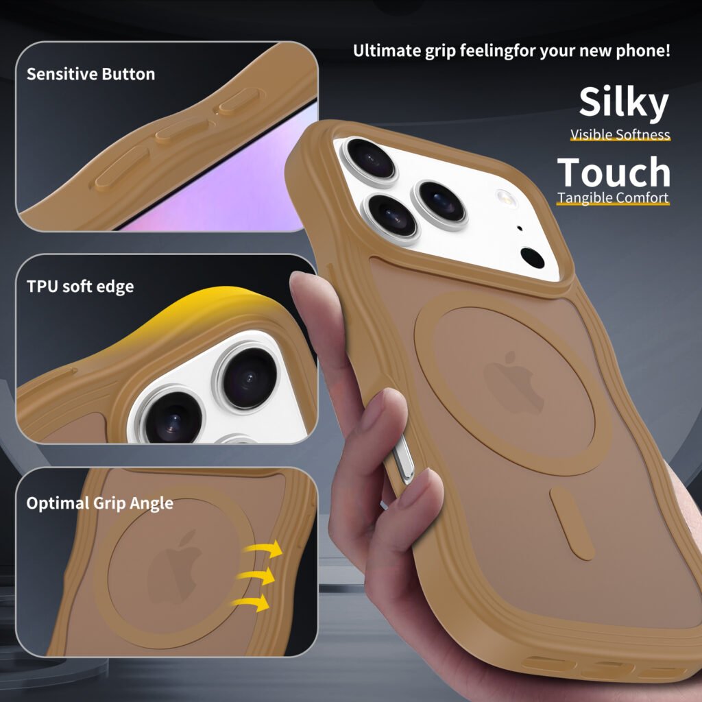 iPhone 17 Pro (18 Pro compatible) - Wave Texture Skin Technology Combined