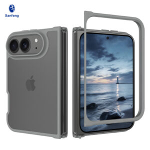iPhone 18 Fold - Left and Right Folding - Silver Armor Touchscreen One-Step Design - Image 16