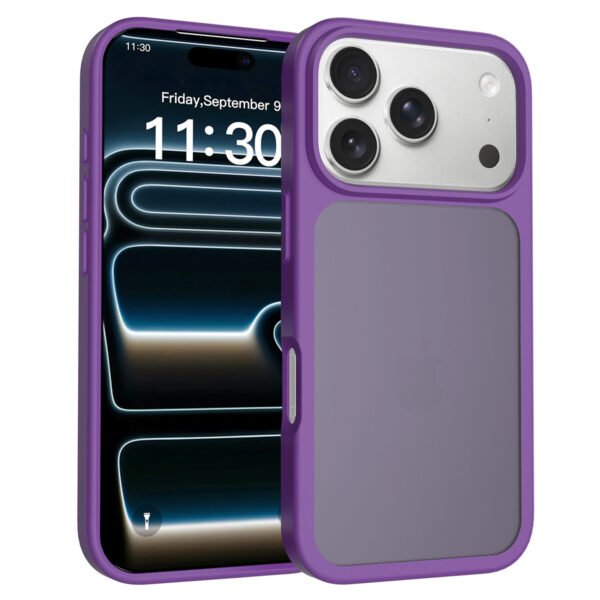 iPhone 17 Pro (common for 18 Pro) - Silver Shield Touch-Skin Two-in-One