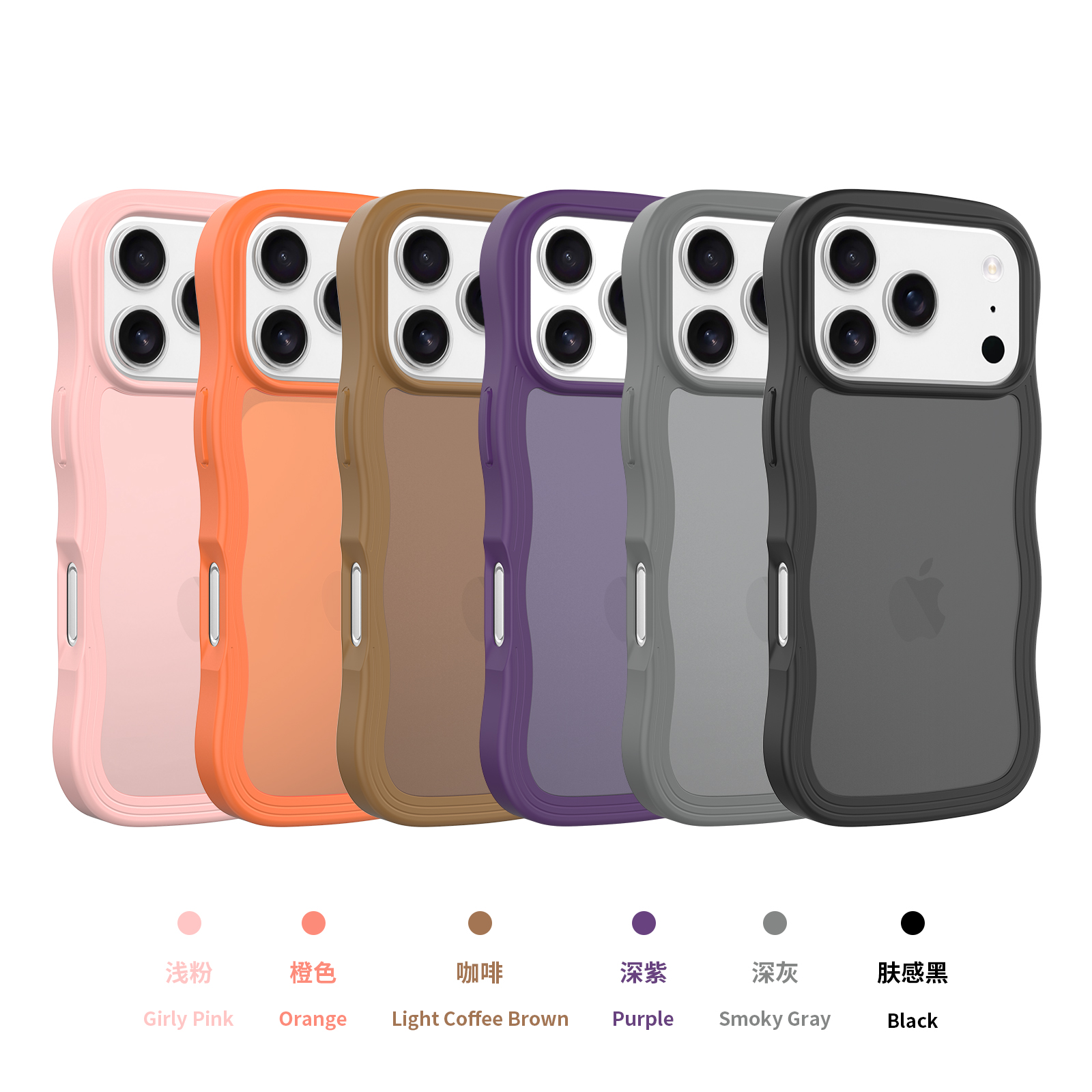 iPhone 17 Pro (18 Pro compatible) - Wave Texture Skin Technology Combined - Image 1