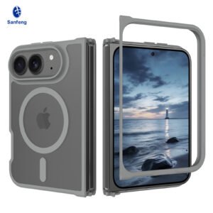iPhone 18 Fold - Left and Right Folding - Silver Armor Touchscreen One-Step Design - Image 26