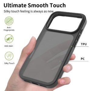 iPhone 17 Pro (common for 18 Pro) - Silver Shield Touch-Sensitive Two-in-One - Image 3
