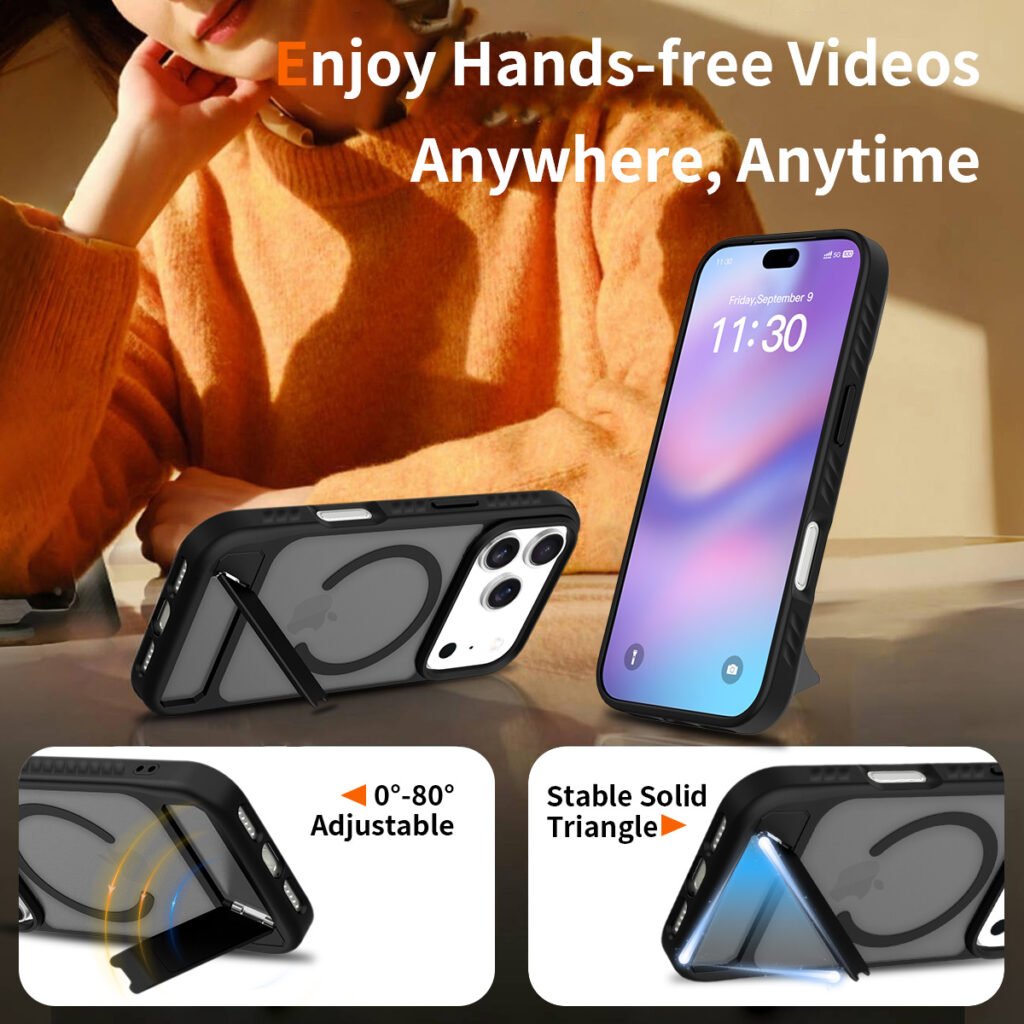 iPhone 18 Pro (17 Pro compatible) - Fengshang Skin-Feeling 45° Stand (Magnetic)
