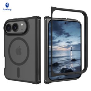 iPhone 18 Fold - Left and Right Folding - Silver Armor Touchscreen One-Step Design - Image 30